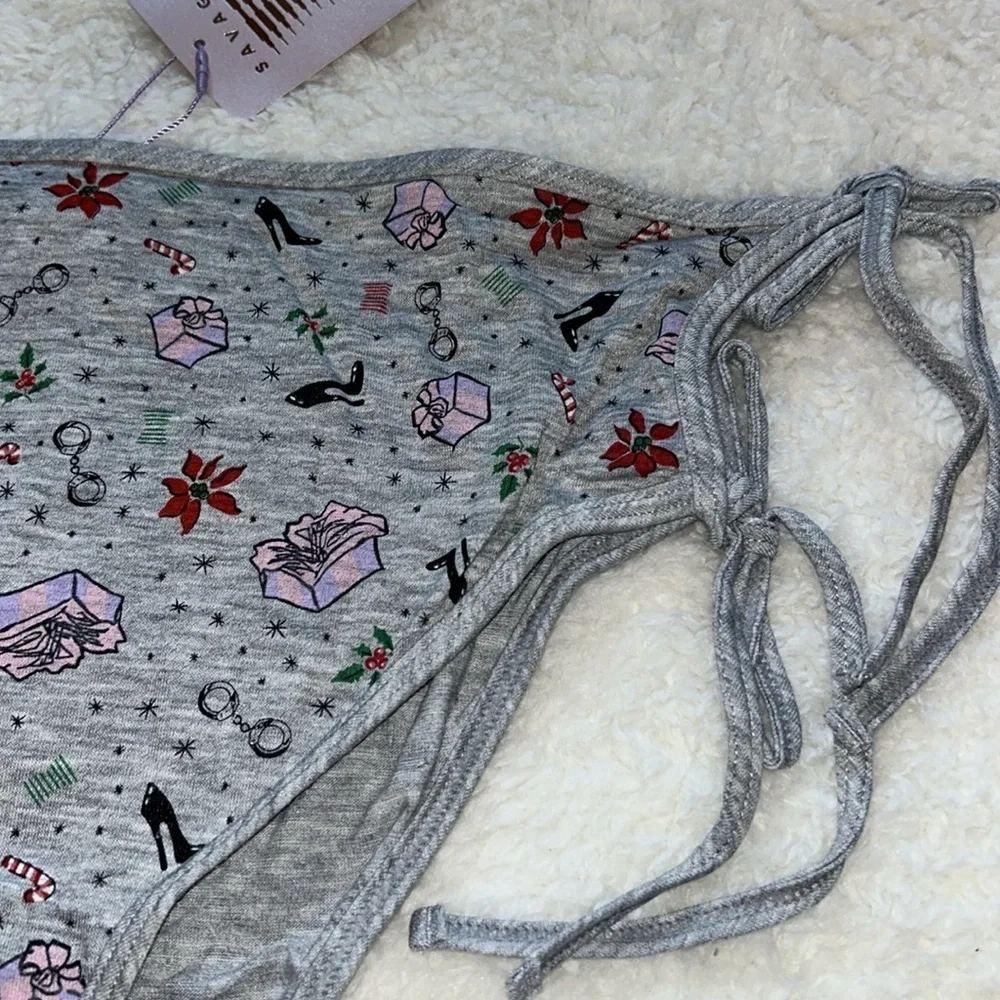 Savage X Fenty ‘Tis The Savage Hot Short Holiday Underwear XL NWT